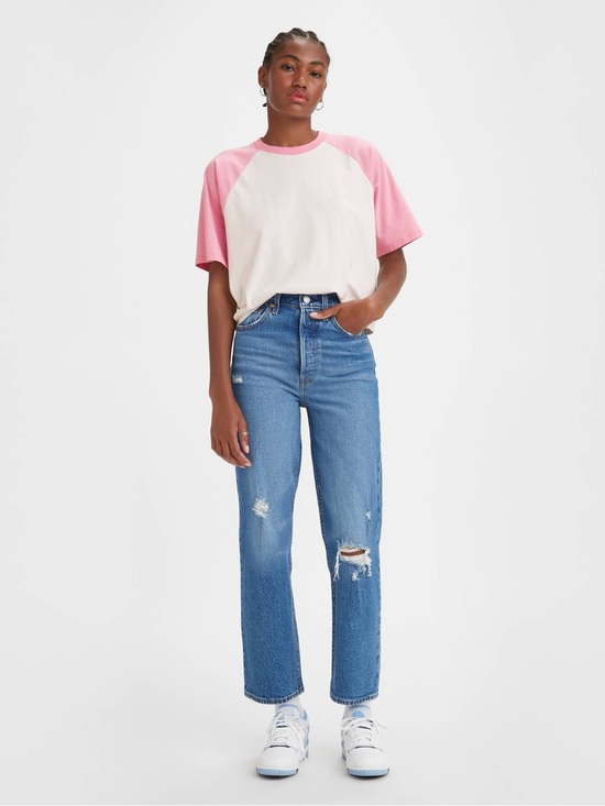 Levi's Denim - LEVI’S • Ribcage Straight Ankle Jean in Jive Tribe